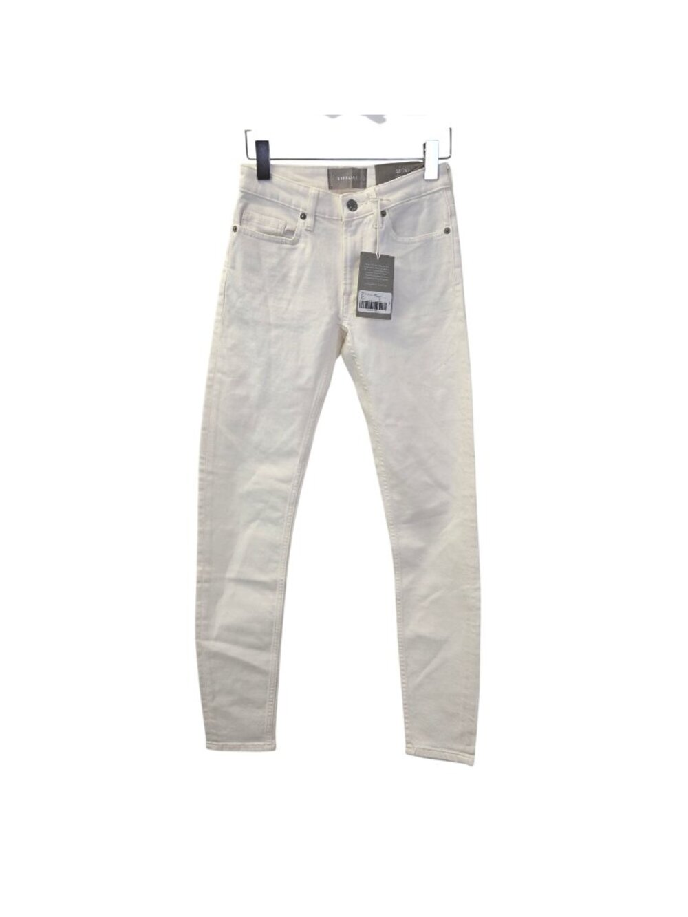 NWT Everlane The Mide-Rise Skinny Jeans in Bone Size 23 Tall